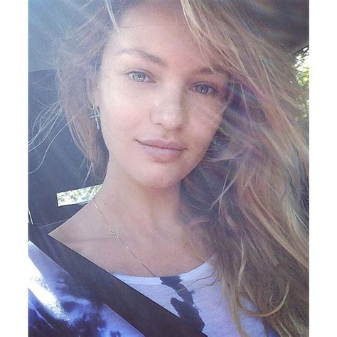 Candice Swanepoel Stunned In A No Makeup Selfie Celebrity Candids