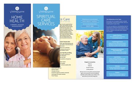 Visiting Nurse Brochures Just Sue Graphic Design