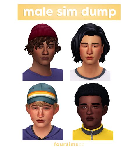 Male Sim Dump Sims 4 Cas Cc Folder Sims Download Youtube In