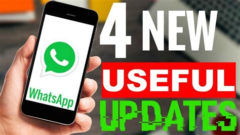 Whatsapp 4 New Features Updates 2017 Youtube