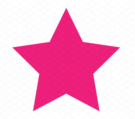 Star Icon Pink Color Vector Icons ~ Creative Market