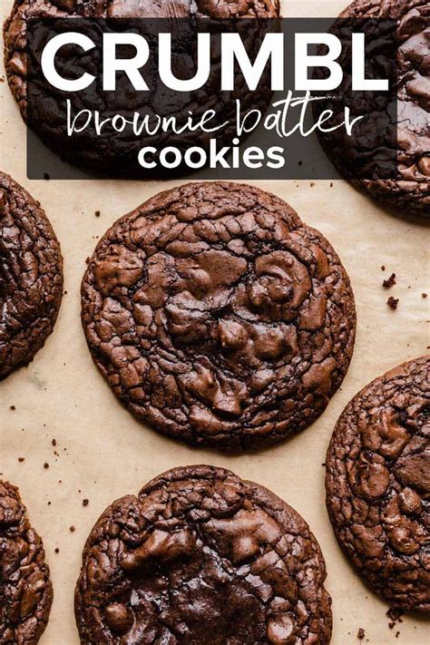 These Crumbl Brownie Batter Cookies Have Crackly Tops And Fudgy Centers