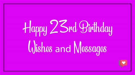 Best Happy 23rd Birthday Wishes Bdaywishesmsg