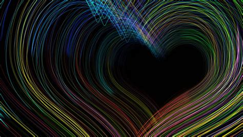 Neon Rainbow Hearts Stock Footage Video 484633 Shutterstock