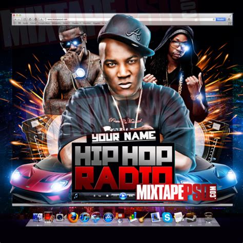 Mixtape Cover Template Hip Hop 6 Graphic Design Mixtapepsdscom