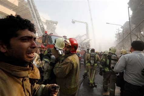 Tehran More Than 20 Firefighters Dead In Iran Building Collapse Cnn