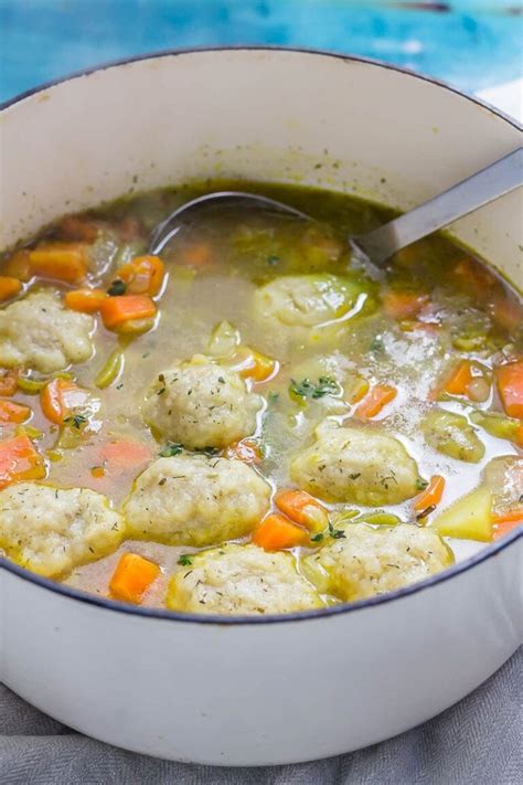 Vegetable Soup With Vegetarian Dumplings • The Cook Report
