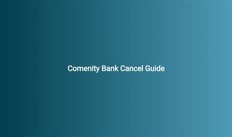 Comenity Bank Cancel Guide - CancelGuides.com