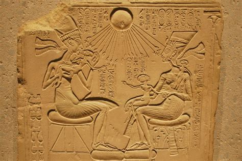 Aton, in ancient egyptian religion, a sun god, depicted as the solar disk emitting rays terminating in human hands, whose worship briefly was the state religion. God Aton | God Aten | Amarna Mythology