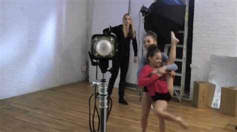 Mackenzie Ziegler Behind The Scenes Of Dance Spirit Magazine 2015