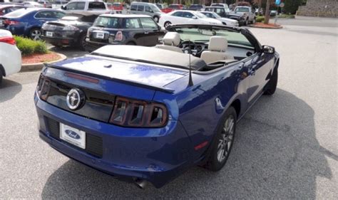 Deep Impact Blue 2013 Ford Mustang Club Of America Convertible