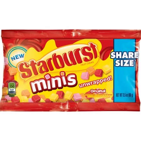 Starburst Original Minis Fruit Chewy Candy Share Size 35 Oz Ralphs