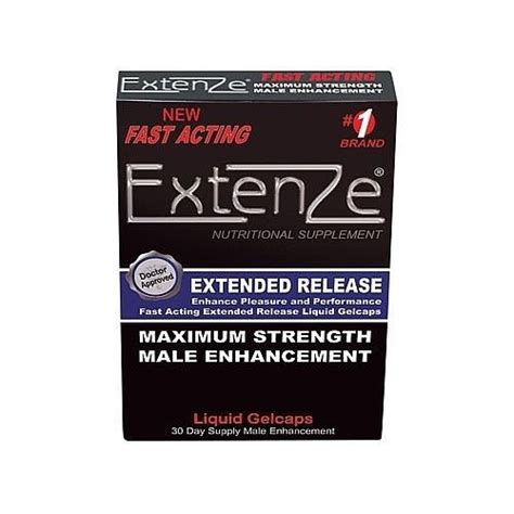 Extenze Extended Release Male Enhancement Maximum Strength 30 Capsules Sexual Remedies