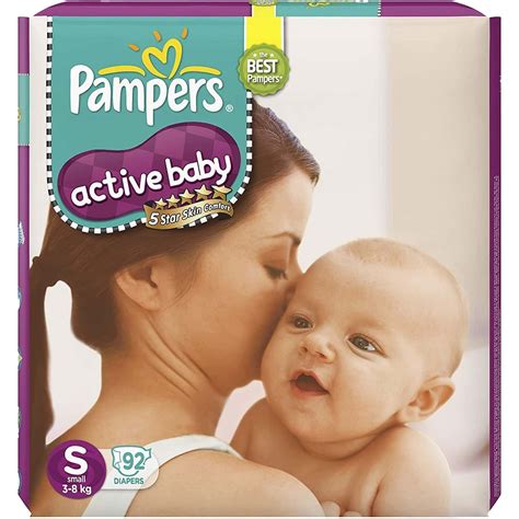 Pampers Active Baby Diapers Small 3 8 Kg 92 Count Medanand