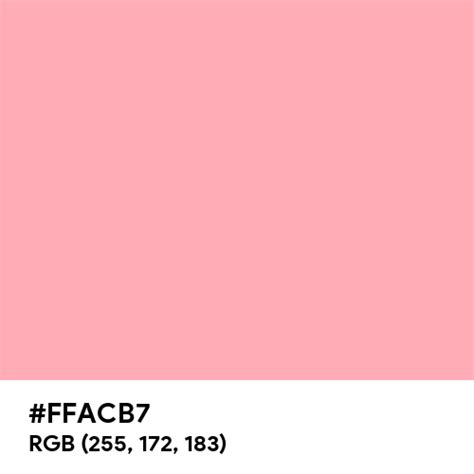 Ffacb7 Color Name Is Light Pink