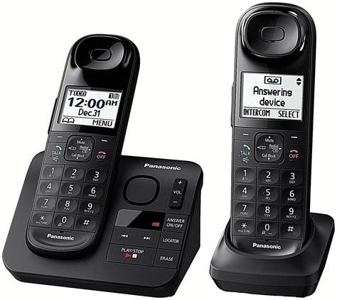 Cordless Home Phone System Panasonic Dect 60 2 Handset Landline