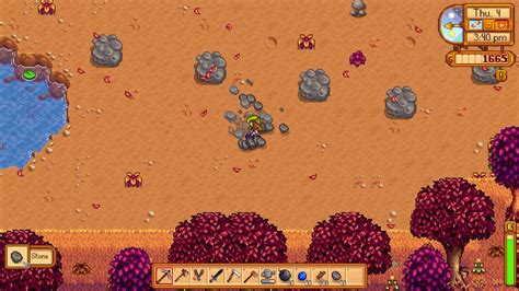 How To Break Big Rocks At Your Farm Stardew Valley Youtube