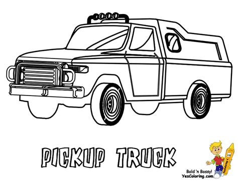 american pickup truck coloring sheet  trucks jeep