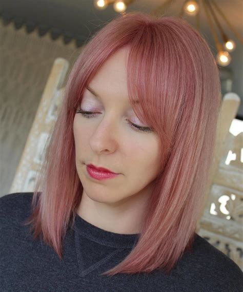 To that point, not all temporary hair dyes are created equal. This muted pink is like washed silk. Photo - 34 pink hair ...