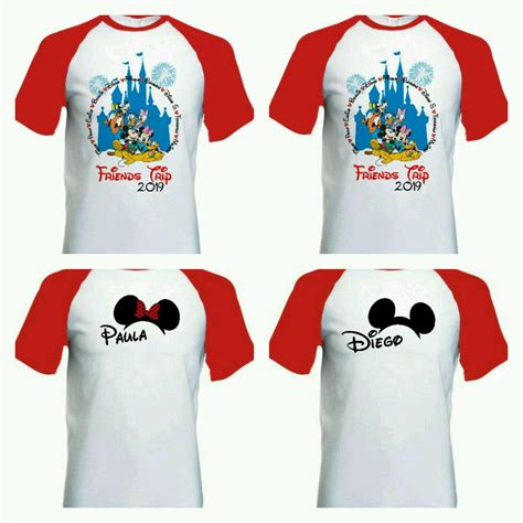 Camiseta Para Viagem Disney Raglan Elo7 Produtos Especiais