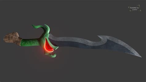 Dagger Model Low Poly Cgtrader