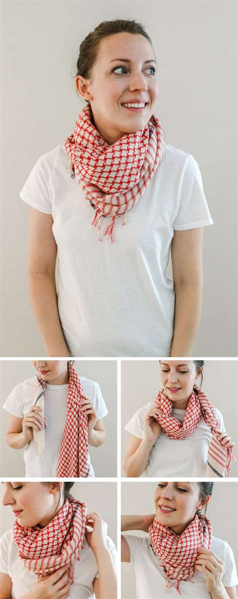 19 Super Stylish Ways To Tie A Scarf With Video Tutorial Hello Glow