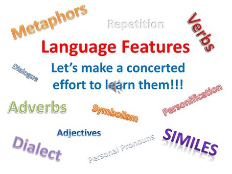 PPT Language Features PowerPoint Presentation Free Download ID