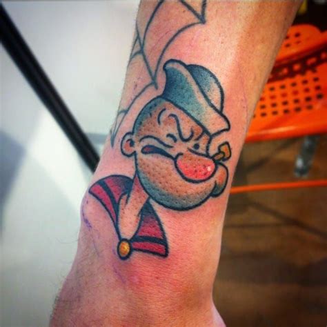 15 Mighty Popeye Tattoos Popeye Tattoo Tattoos Olive Tattoo