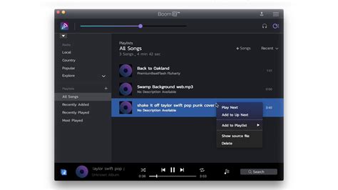 How To Use The Boom Audio Player Youtube