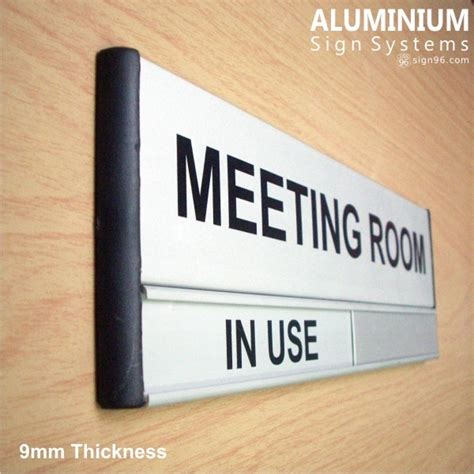 Meeting Room In Use Sign