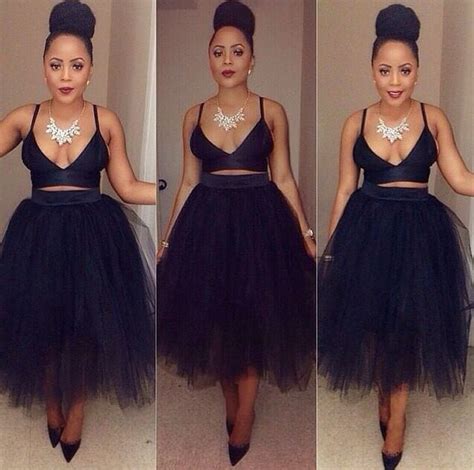 Black Midi Tulle Skirt Perfect Outfit For The Holidays Looks Street