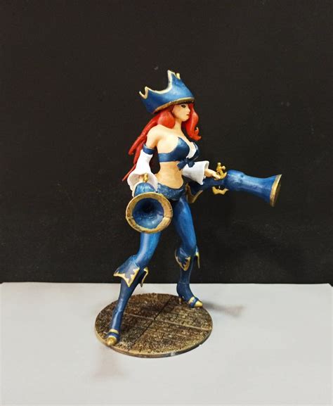 Miss Fortune Figurine 3d Printed Hand Painted Figure Etsy In 2021 League Of Legends Game