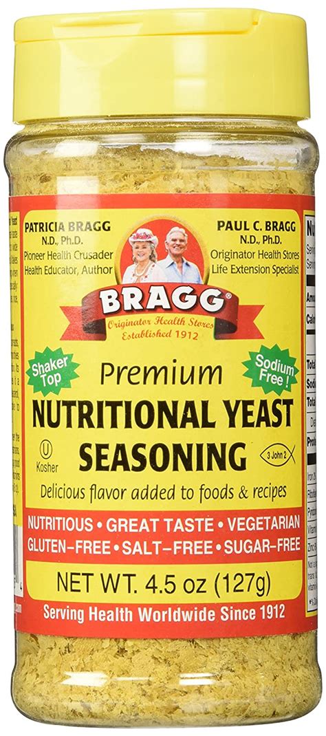Bragg Nutritional Yeast Seasoning 45 Oz Pack Of 3 Uk