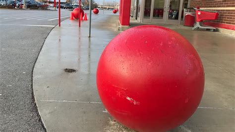 Big Red Ball Protects West Allis Target From Careening Car