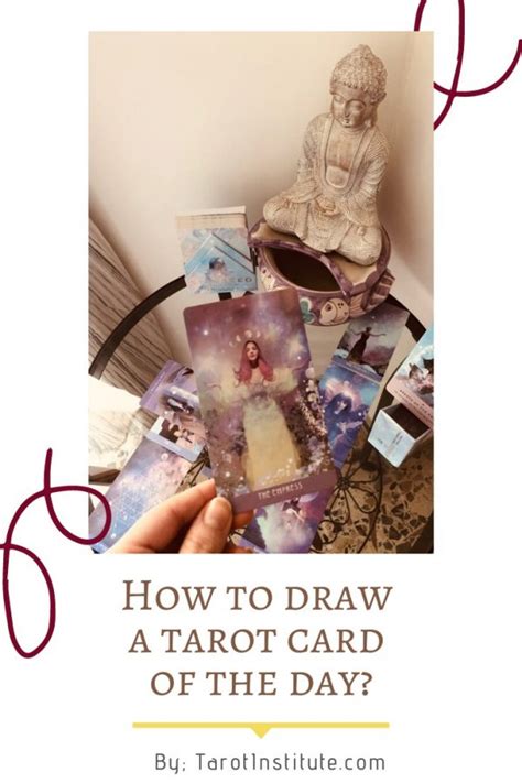 How To Draw A Tarot Card Of The Day Step By Step