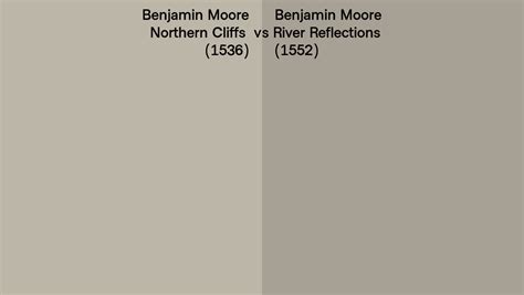 Benjamin Moore Northern Cliffs Vs River Reflections Side By Side Comparison