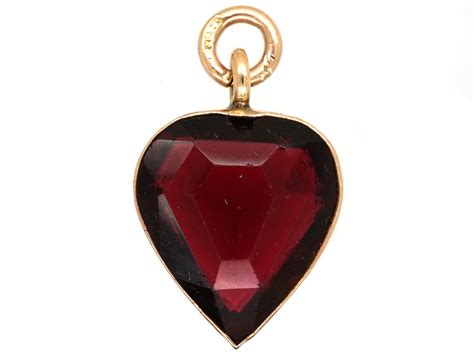 Address, opening hours, phone number, photos, customers reviews, street view, gps coordinates, how to get there. Edwardian 9ct Gold & Garnet Heart Pendant - The Antique Jewellery Company