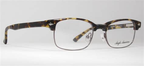 Optometrist Attic Anglo American Mod The X Tosh Tortoise Eyeglasses