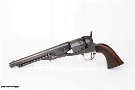 Civil War Colt 1860 Army Sent To Us War Dept 1862
