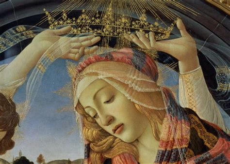 The Madonna Of The Magnificat Detail Of Sandro Botticelli As Art
