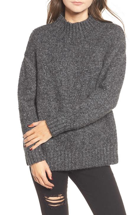 Main Image Dreamers By Debut Marled Mock Neck Sweater Mock Neck Sweater Men Sweater Sweater