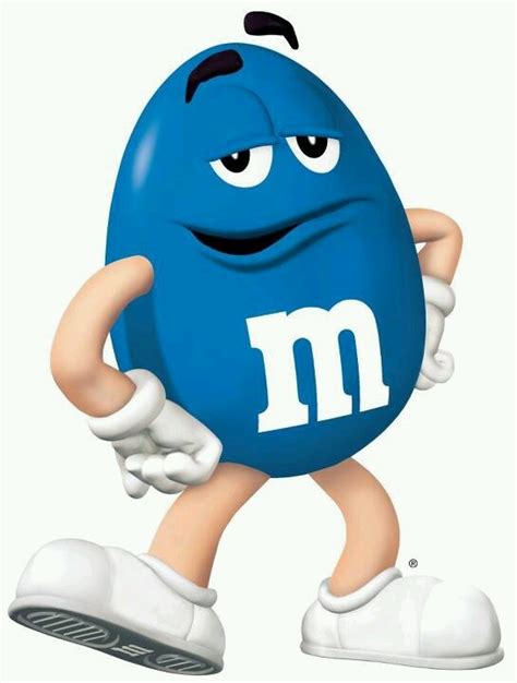 The Blue M And M Is My Fav Mandm Characters Candy Art M And M Characters