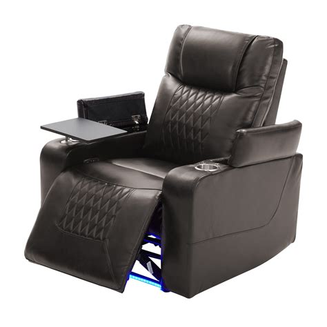 Electric Recliner Chair With Usb Charge Port Swivel Tray Table