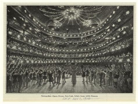 Metropolitan Opera House New York Which Seats 3200 Persons Nypl