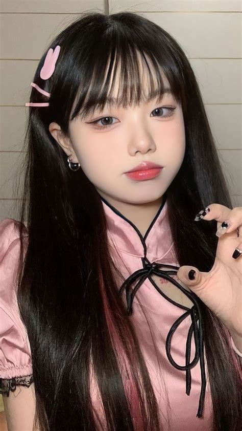 Uzzlang Girl Girl Face Art Girl Cute Faces Aesthetic Girl School Girl Korean Makeup
