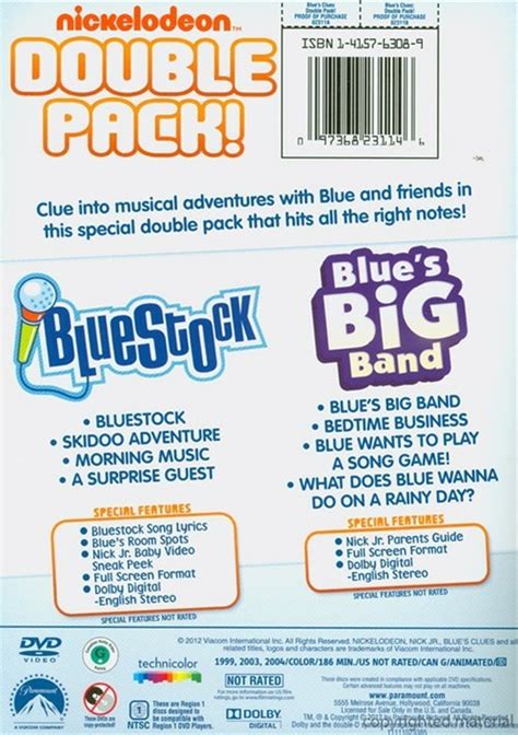 Blues Clues Blues Big Band And Bluestock Double Feature Dvd Dvd