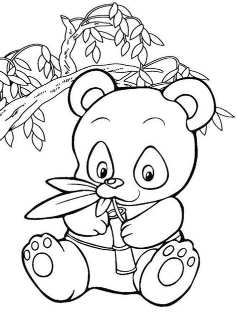Free Printable Panda Coloring Pages