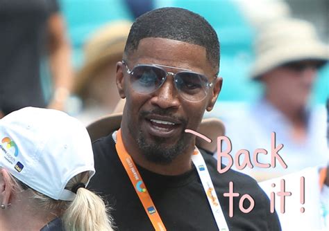 Jamie Foxx Is Back To Work After Mystery Health Scare And Already