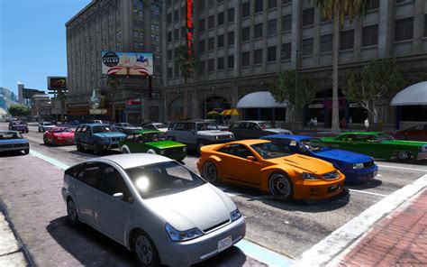 Diverse Traffic Utilizing Dlc Cars In Singleplayer Gta5