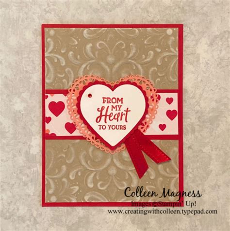 Stampin Up From My Heart Suite My Blog